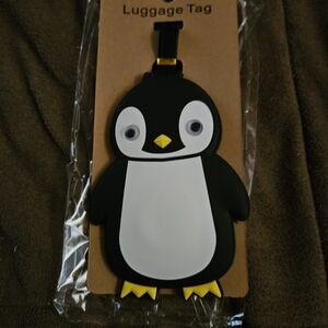 DIVAS LiMiTED Penguin Luggage Tag - Black, White, and Yellow